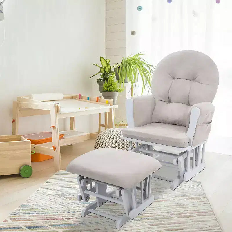 Set Glider e Ottomana da Cameretta Home Imports Emporium per Allattamento e Relax