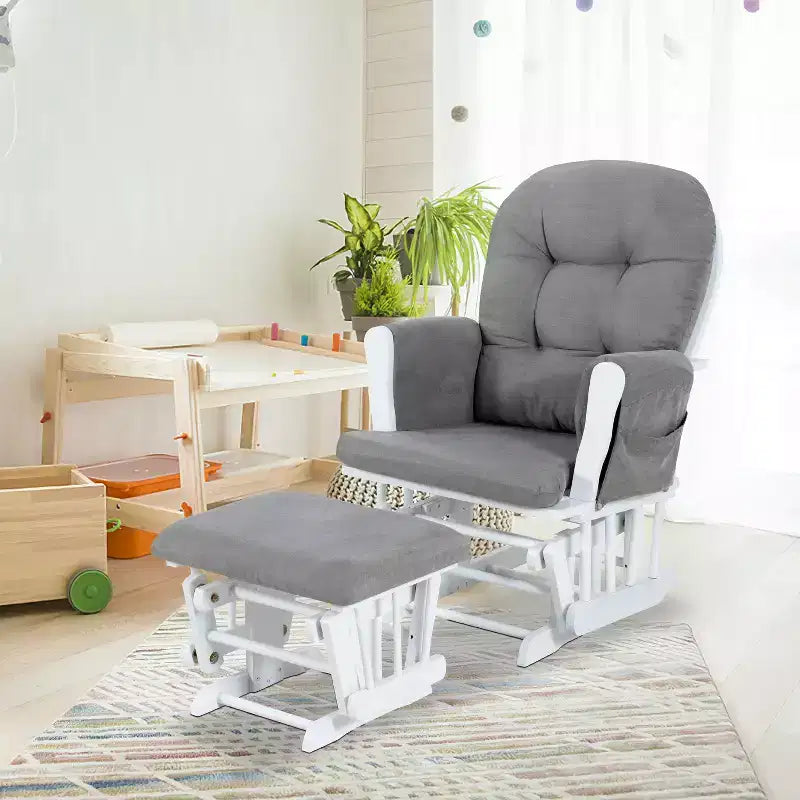 Set Glider e Ottomana da Cameretta Home Imports Emporium per Allattamento e Relax