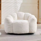 Poltrona a Sacco Moderna Okak, Poltrone a Botte con Memory Foam, Poltrona Piccola da Salotto, Ufficio, Appartamento
