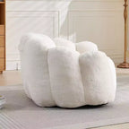 Poltrona a Sacco Moderna Okak, Poltrone a Botte con Memory Foam, Poltrona Piccola da Salotto, Ufficio, Appartamento