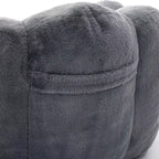 Poltrona a Sacco Moderna Okak, Poltrone a Botte con Memory Foam, Poltrona Piccola da Salotto, Ufficio, Appartamento