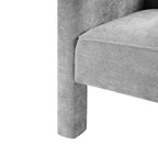 Christopher Knight Home Adela Sedia da salotto moderna americana in ciniglia con schienale a botte