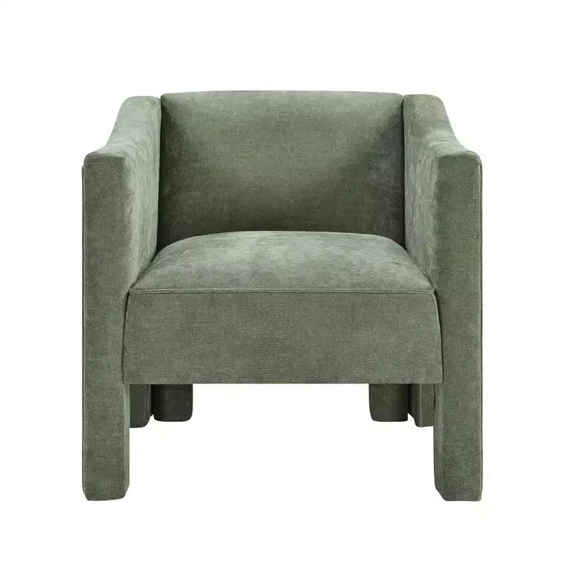 Christopher Knight Home Adela Sedia da salotto moderna americana in ciniglia con schienale a botte