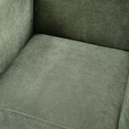 Christopher Knight Home Adela Sedia da salotto moderna americana in ciniglia con schienale a botte