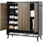 Collezione di scarpiere multi-anta COZONY, organizer per scarpe di grande capacità con ganci portaoggetti, sistema di stoccaggio indipendente per l'ingresso di casa