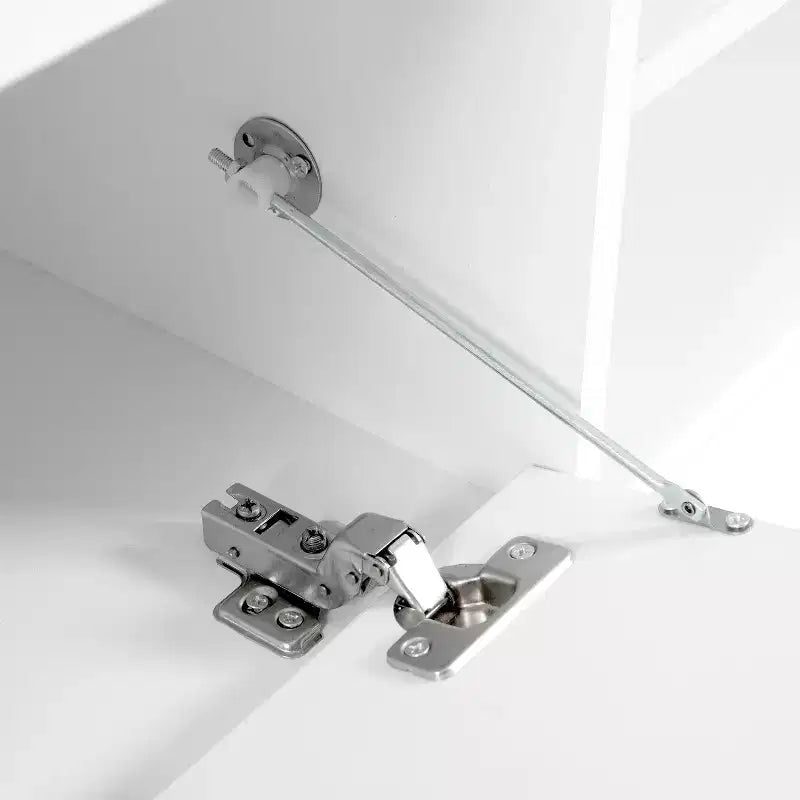 Mobile porta TV Homy Casa con luci LED e armadietti per soggiorno o area intrattenimento, bianco