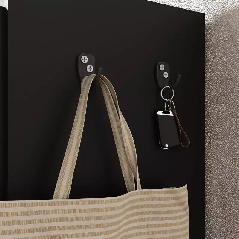 COZONY Scarpiera a 3 Ante con Ganci Portaoggetti, Organizer per Scarpe a 6 Livelli per Ingresso, Scarpiera Autoportante per Corridoio Soggiorno