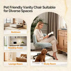 Poltrona girevole Karl Home | Velluto Felpato Base in bronzo antico con ruote