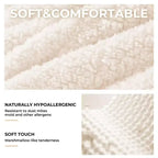 Struttura letto imbottita con piattaforma per bambini/ragazze con testiera a fiori e illuminazione integrata, letto in tessuto bouclé con cassetti portaoggetti, rosa/bianco