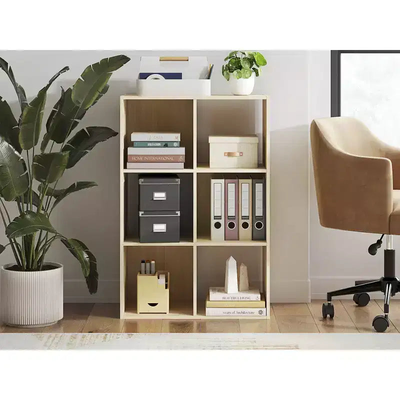 Signature Design by Ashley, Organizer Contenitore a 6 Cubi - Libreria Aperta Versatile e Unità Espositiva per l'Organizzazione della Casa Moderna
