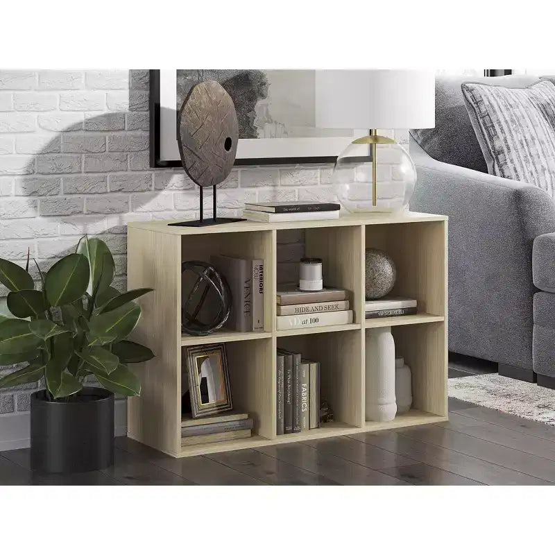 Signature Design by Ashley, Organizer Contenitore a 6 Cubi - Libreria Aperta Versatile e Unità Espositiva per l'Organizzazione della Casa Moderna