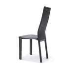 HomeStock Set di 2 sedie da pranzo in similpelle bianca da 33 pollici, una scelta chic per l'arredamento moderno e sedute versatili per la casa