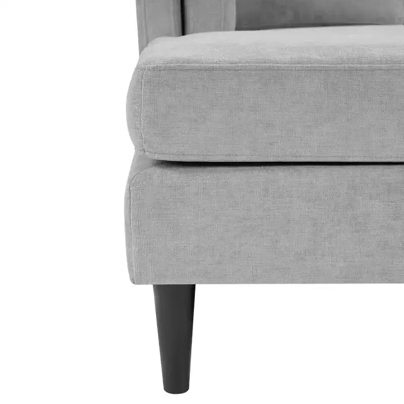GDFStudio Ellen Chaise longue moderna in ciniglia da 53,5 pollici