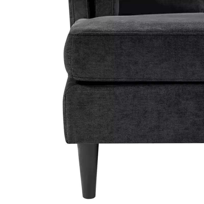 GDFStudio Ellen Chaise longue moderna in ciniglia da 53,5 pollici