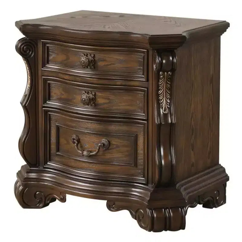 Comodino Royal Hampton, 2 cassetti, USB A-C, 79 cm