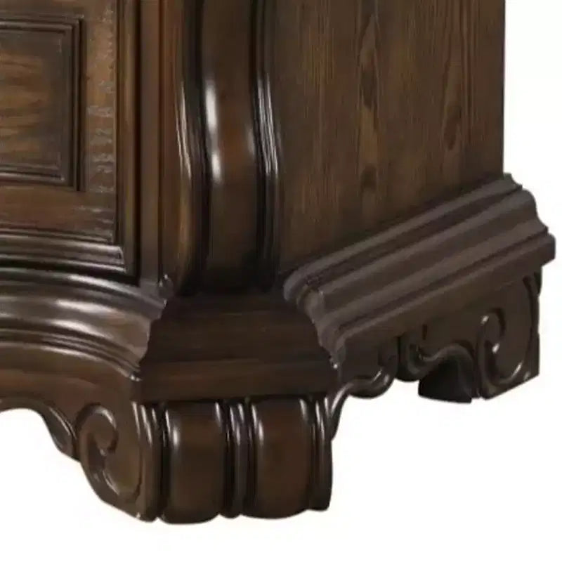Comodino Royal Hampton, 2 cassetti, USB A-C, 79 cm