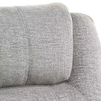 Poltrona reclinabile Evans da 37 pollici, con sollevamento elettrico, portabicchieri, ciniglia, grigio chiaro - BM312351