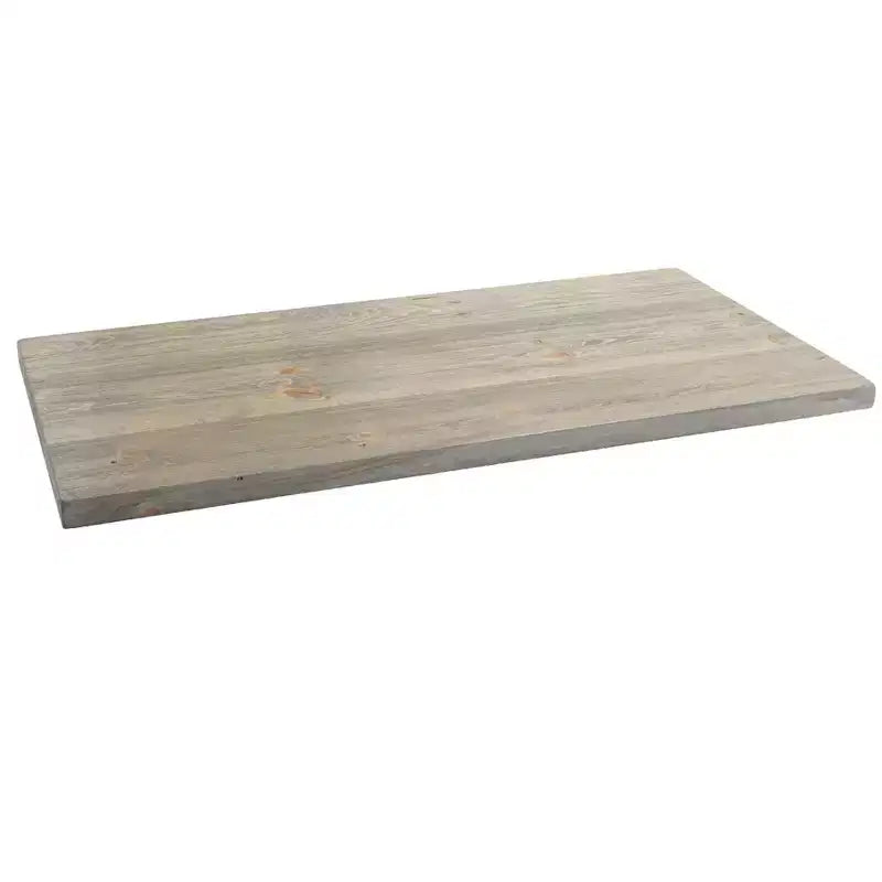 RESTORE Riverstone Grey Solid Wood Coffee Tabletop by Pipe Decor