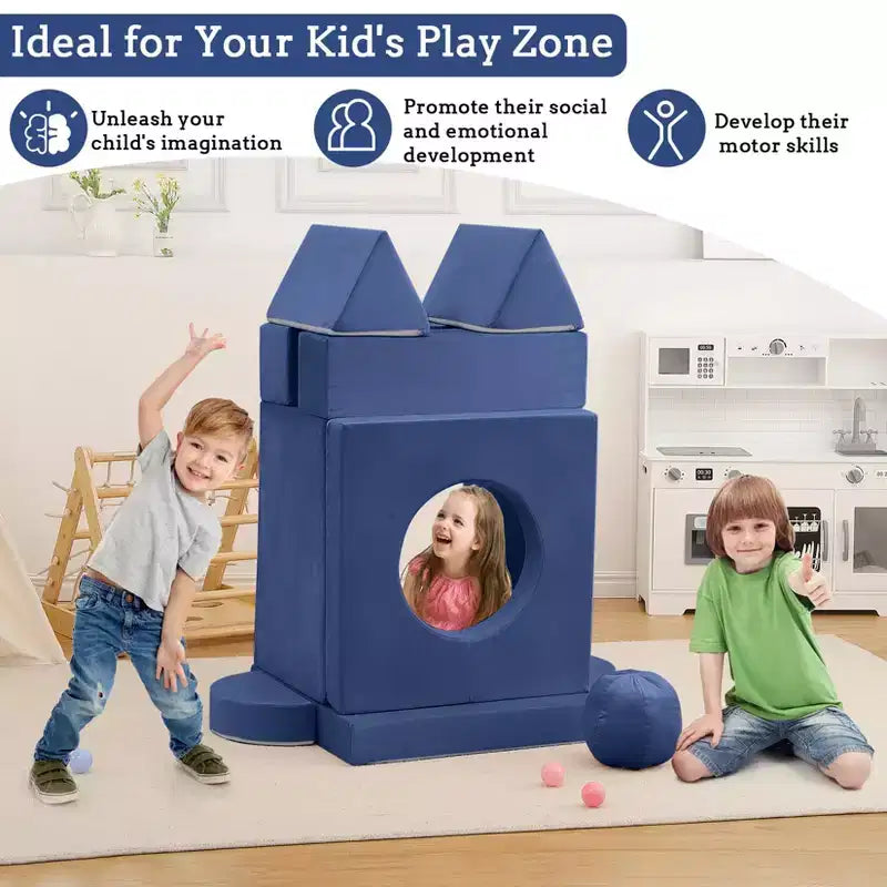 Divano da gioco componibile per bambini 12 pezzi Divano componibile per bambini per sala giochi e camera da letto