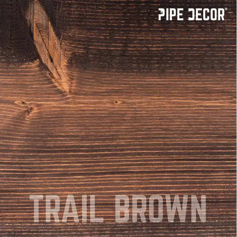 Mensola in legno RESTORE Trail Brown 24 pollici (solo legno) di Pipe Decor