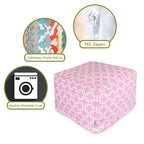 Majestic Home Goods, pouf ottomano morbido con link