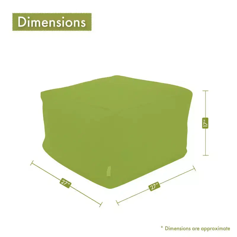 Majestic Home Goods, pouf ottomano morbido con link
