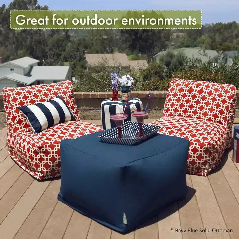 Majestic Home Goods,Ottomano Pouf Plantation