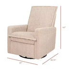 Poltrona reclinabile e girevole Babyletto Cali Flange
