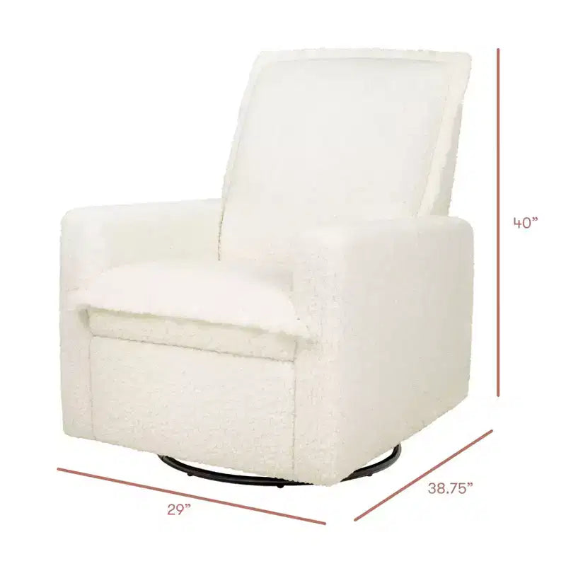 Poltrona reclinabile e girevole Babyletto Cali Flange