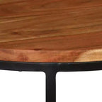vidaXL Set di 3 Tavolini da Caffè in Legno Massello di Acacia
