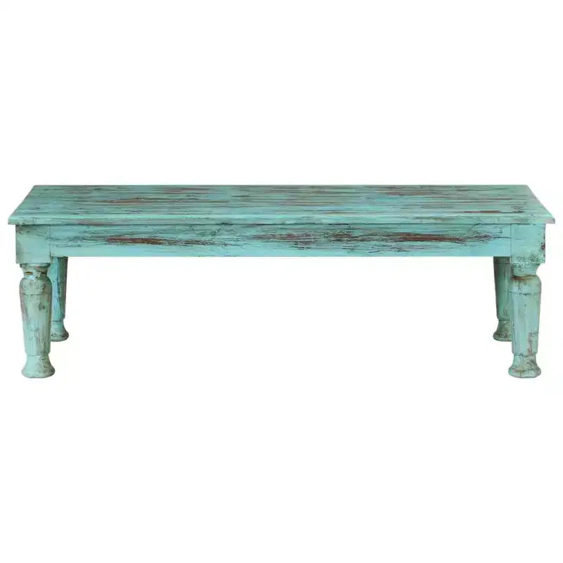 vidaXL Tavolino da caffè Multicolore Legno massello di recupero 110x50x34 cm