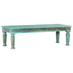 vidaXL Tavolino da caffè Multicolore Legno massello di recupero 110x50x34 cm