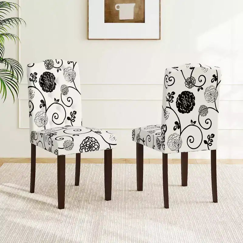 Set di 4 sedie da pranzo in legno Costway con gambe in legno di gomma, sedile imbottito e molle a S, per cucina, beige/grigio