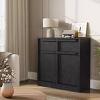 Credenza moderna con 2 cassetti, mobile da cucina da 80 cm, piano spazioso per uso versatile e ampio contenimento