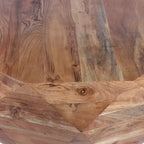 Tavolino da caffè Royal Hampton in legno di acacia da 33 pollici con forma a diamante e piano liscio, marrone naturale