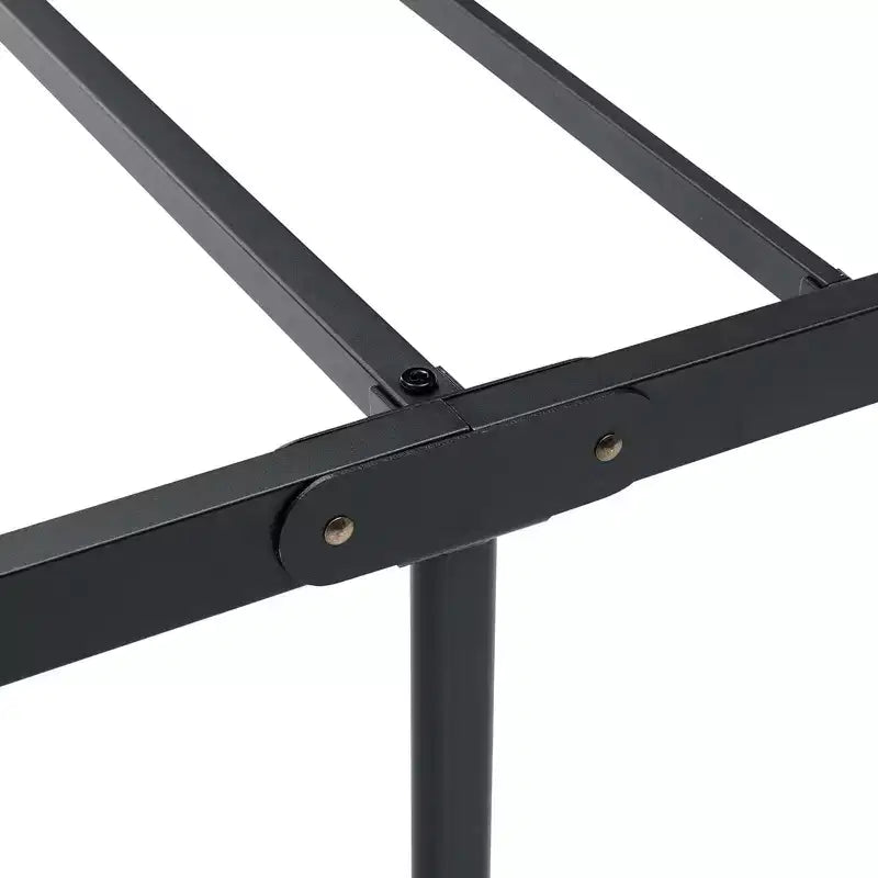 Telaio letto king-size con testiera, base letto in metallo di alta qualità con doghe in acciaio, funzionamento silenzioso, facile montaggio, non richiede rete a molle.
