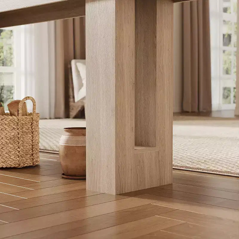 Tavolo Console Rettangolare Lungo e Stretto da 63 Pollici, Tavolo da Ingresso in Legno Stile Rustico per Corridoio, Foyer e Soggiorno, Tavolo da Divano Dietro il Divano