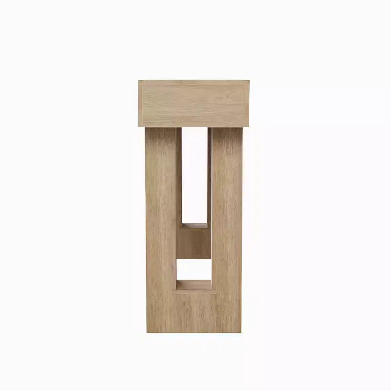 Tavolo Console Rettangolare Lungo e Stretto da 63 Pollici, Tavolo da Ingresso in Legno Stile Rustico per Corridoio, Foyer e Soggiorno, Tavolo da Divano Dietro il Divano