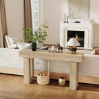 Tavolo Console Rettangolare Lungo e Stretto da 63 Pollici, Tavolo da Ingresso in Legno Stile Rustico per Corridoio, Foyer e Soggiorno, Tavolo da Divano Dietro il Divano
