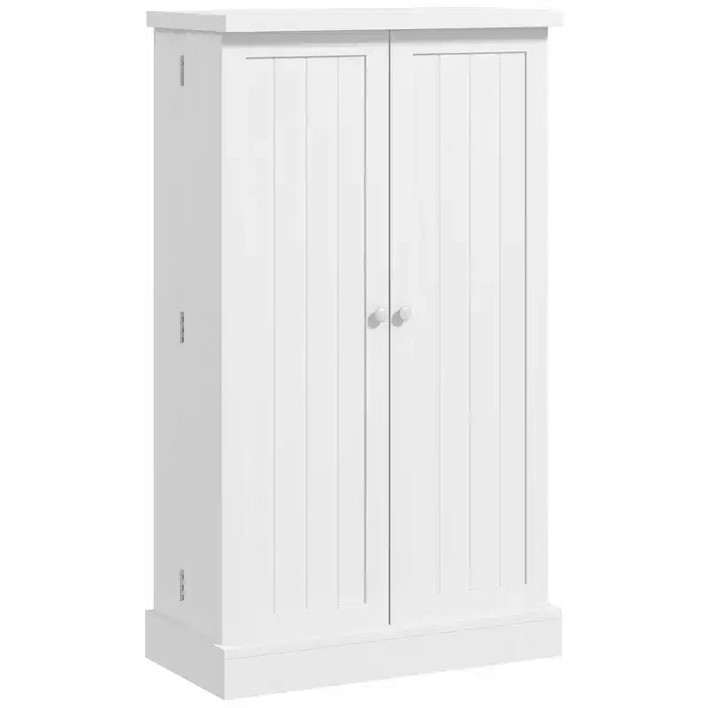 Dispensa da Cucina Autoportante, Armadio Contenitore da Cucina con Scaffale a 5 Livelli, 12 Portaspezie, Ripiani Regolabili