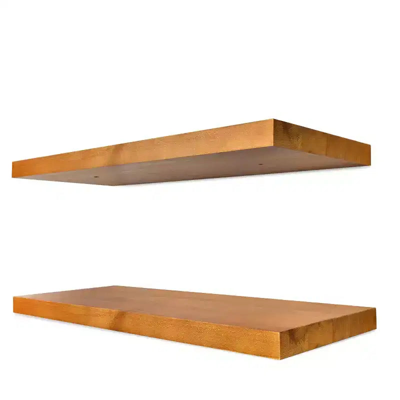 Sorbus, confezione da 2 mensole galleggianti da 24 pollici in legno massiccio - per l'arredamento di bagno, libri, camera da letto e soggiorno