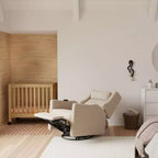 Babyletto Kiwi Deluxe Poltrona reclinabile elettrica e girevole con funzione dondolo, riscaldamento e massaggio