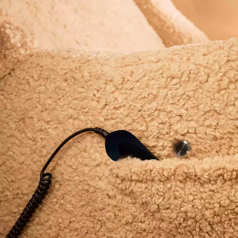 Babyletto Kiwi Deluxe Poltrona reclinabile elettrica e girevole con funzione dondolo, riscaldamento e massaggio