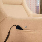 Babyletto Kiwi Deluxe Poltrona reclinabile elettrica e girevole con funzione dondolo, riscaldamento e massaggio