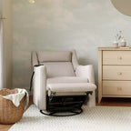 Babyletto Kiwi Deluxe Poltrona reclinabile elettrica e girevole con funzione dondolo, riscaldamento e massaggio
