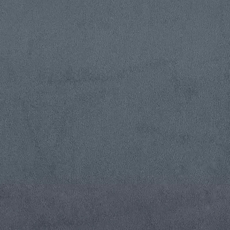 Divano 2 posti Velluto grigio scuro (100% poliestere), metallo, textilene