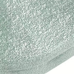 Panca portaoggetti ovale imbottita Homy Casa con coperchio sollevabile, ottomana in tessuto blu con gambe in legno