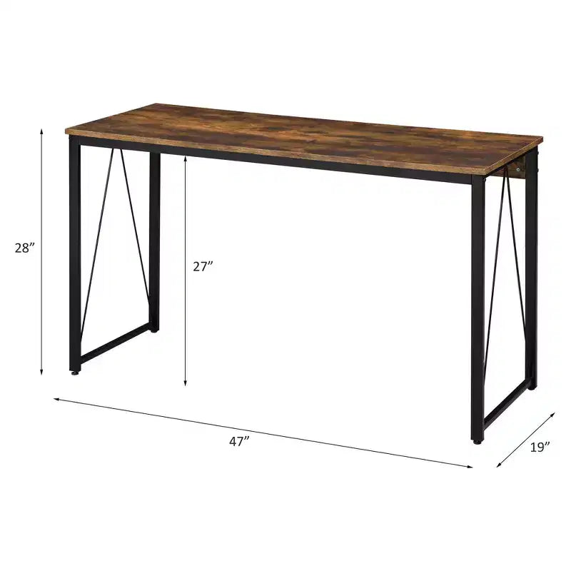 Scrivania a L HomeStock in legno composito colore grigio, altezza 29,25 pollici, con cassetto classificatore