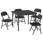 Set di 5 Tavolo e Sedie Pieghevoli per Bambini, Set di Tavolo e Sedie per Attività per Neonati e Bambini per Sala da Pranzo, Asili Nido, Aule