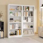 Libreria Alta 180 cm, Scaffale Aperto a 5 Ripiani per Ufficio Domestico, Moderna Libreria in Legno con Design Antiribaltamento, Scaffali Espositivi da Pavimento